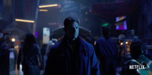 Una scena tratta dal Trailer di Altered Carbon