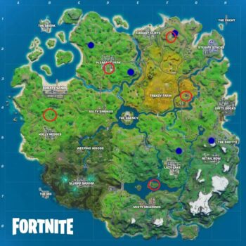 fortnite mappa basi spia