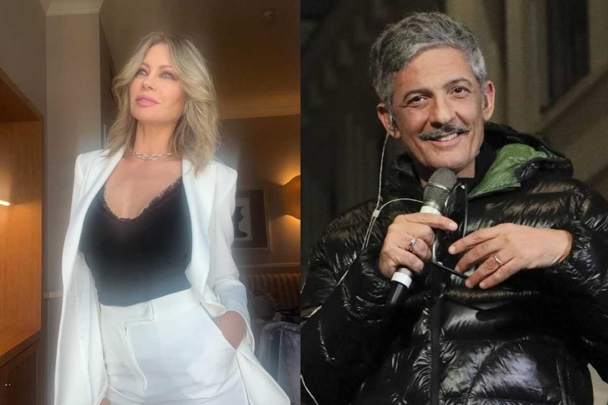 Anna Falchi e Fiorello